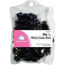 Brittny Wig Clip 100Pc Black